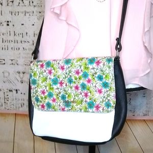 Nine West floral crossbody shoulder bag